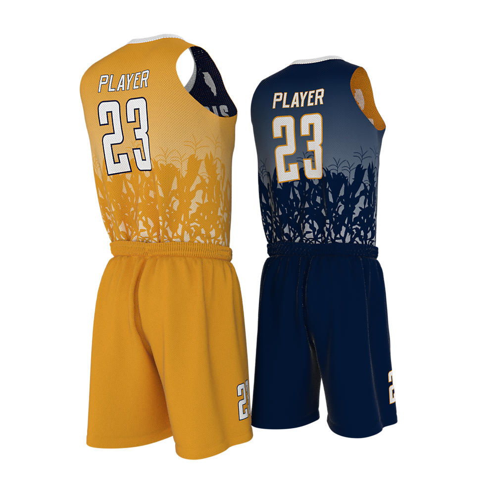 Basketball Uniform Design 2 – Back View